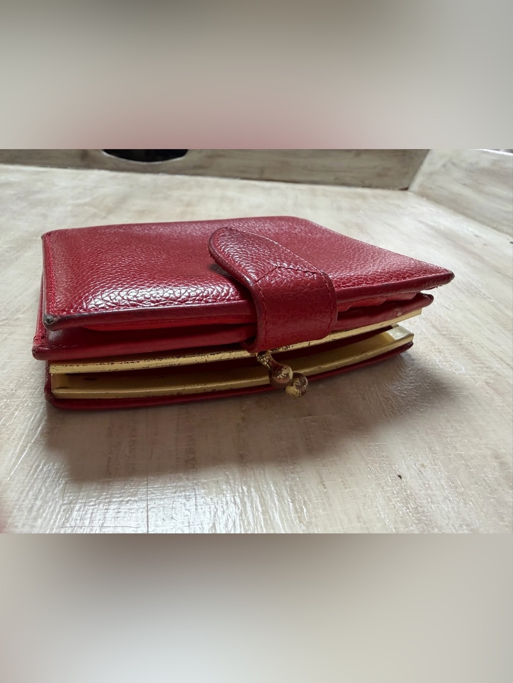 ❤️ RARE Coach Vintage Madison Kisslock French Wallet